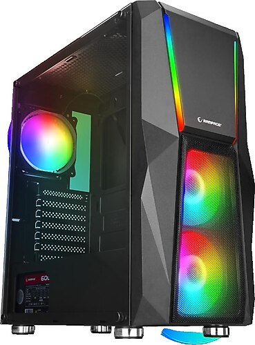 Rampage X FORCE RGB 3 Fanlı 600 W ATX Oyuncu Kasası Fiyatı Özellikleri