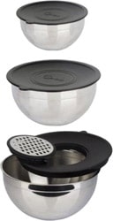 Acar  Karat 9 Parça Rendeli Çelik Karıştırma Kabı