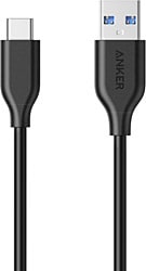 Anker  PowerLine 0.9 m Siyah USB to Type-C Şarj Kablosu