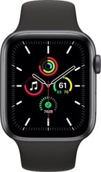 Apple  Watch SE GPS 44mm Uzay Grisi Alüminyum Kasa ve Spor Kordon Akıllı Saat