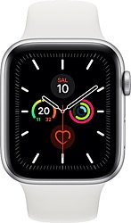 Apple  Watch Series 5 GPS 44mm MWVD2TU/A Gümüş Rengi Alüminyum Kasa ve Spor Kordon Akıllı Saat