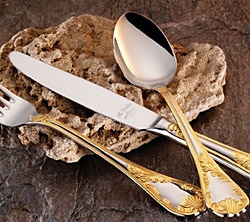 Aryıldız  Pera Altın 89 Parça 12 Kişilik Çatal Kaşık Bıçak Takımı