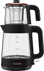 Arçelik  CM 6964 S Resital Siyah 1900 W Cam Çay Makinesi