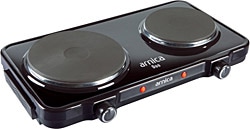 Arnica  Duo GH25040 Siyah İkili Elektrikli Ocak