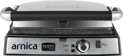 Arnica  Tostit Maxi Granit Inox 2000 W Tost Makinesi