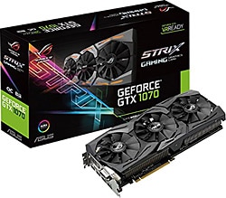 Asus  GTX 1070 STRIX-GTX1070-8G-GAMING 256 Bit GDDR5 8 GB Ekran Kartı