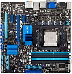Asus  M4A88TD-M EVO AM3 DDR3 Anakart