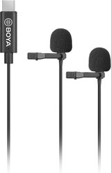 Boya  BY-M3D Type-C Telefon 2'li Yaka Mikrofonu