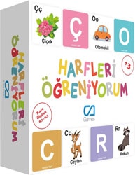 CA Games  Harfleri Öğreniyorum Eğitici Oyun Kartları 29 Adet