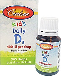 Carlson  Kids Daily D3 400 IU 10.3 ml