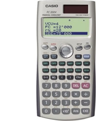 Casio  FC-200V Finansal Hesap Makinesi