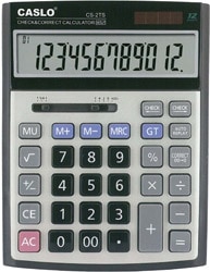 Caslo  CS-2TS 12 Haneli Hesap Makinesi