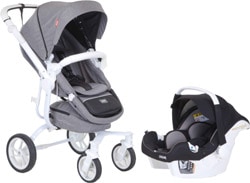 Casual  Quatro Trona Safe Grey Travel Sistem Bebek Arabası