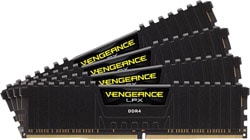 Corsair  Vengeance Black LPX 32 GB (4X8) DDR4 3600 MHz CL18 CMK32GX4M4D3600C18 Ram