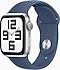 Apple  Watch SE 2 2023 GPS 40mm Gümüş Rengi Alüminyum Kasa ve Kot Rengi Spor Kordon Akıllı Saat