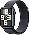 Apple  Watch SE 2 2023 GPS 44mm Gece Yarısı Alüminyum Kasa ve Mürekkep Moru Spor Loop Kordon Akıllı Saat