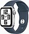 Apple  Watch SE 2 2023 GPS 40mm Gümüş Rengi Alüminyum Kasa ve Fırtına Mavisi Spor Kordon Akıllı Saat