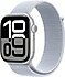 Apple  Watch Series 10 GPS 46mm Gümüş Rengi Alüminyum Kasa ve Bulut Mavisi Spor Loop Kordon Akıllı Saat
