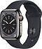 Apple  Watch Series 8 GPS + Cellular 41mm Grafit Paslanmaz Çelik Kasa ve Spor Kordon Akıllı Saat