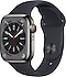 Apple  Watch Series 8 GPS + Cellular 45mm Grafit Paslanmaz Çelik Kasa ve Spor Kordon Akıllı Saat