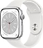 Apple  Watch Series 8 GPS + Cellular 45mm Gümüş Rengi Alüminyum Kasa ve Spor Kordon Akıllı Saat