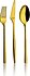 Aryıldız  Trendy Gold 84 Parça 12 Kişilik Çatal Kaşık Bıçak Takımı