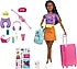 Barbie  Brooklyn Seyahatte Bebeği ve Aksesuarları HGX55
