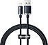 Baseus  Crystal Shine 1.2 m Siyah USB to Lightning Hızlı Şarj Kablosu