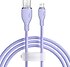 Baseus  Pudding 1.2 m Mor USB to Lightning Hızlı Şarj Kablosu