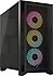 Corsair  iCUE 4000D RGB Airflow CC-9011240-WW Fanlı Siyah E-ATX Oyuncu Kasası