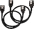 Corsair  CC-8900248 Siyah Sleeved SATA Kablo