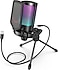 Fifine  Ampligame A6V RGB USB Yayıncı Mikrofonu