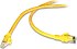 Flaxes  FNK-601 1 m Sarı CAT6 Patch Kablo
