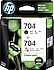 HP  704 CN693AE Siyah + Renkli 2'li Set Kartuş