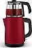 Karaca  Tea Glass 2in1 1650 W Bordo Çelik Çay Makinesi