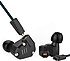 KZ  ZS6 Hybrid Quad Driver Kulak İçi Kulaklık Siyah