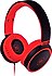 Maxell  MLA B52 Kırmızı Kablolu Mikrofonlu Kulak Üstü Kulaklık