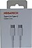 Megatech  MG-IP15TT 1 m Type-C to Type-C Şarj Kablosu