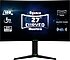 Monster  Aryond A27 V2 27" 1 ms 2K Curved Pivot 180 Hz Oyuncu Monitörü