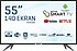 Onvo  OV55350 4K Ultra HD 55" 140 Ekran Uydu Alıcılı Android Smart LED TV