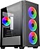 Power Boost  PB-P2252BB ARGB Fanlı Siyah Micro ATX Oyuncu Kasası