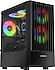 Rampage  Lyra RGB Fanlı Siyah Micro ATX Oyuncu Kasası