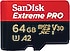 SanDisk  Extreme Pro SDSQXCU-064G-GN6MA Class 10 UHS-I U3 A2 V30 64 GB Micro SD Kart