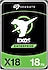 Seagate  Exos ST18000NM000J SATA 3.0 7200 RPM 3.5" 18 TB Harddisk
