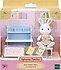Sylvanian Families  Kar Tavşan Kız ve Çalışma Masası 5679