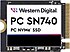 Western Digital  SN740 SDDPTQD-256G PCI-Express 4.0 256 GB M.2 SSD
