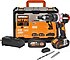 Worx  WX354.4 20 V Çift Akülü 4 Ah Darbeli Matkap