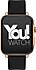 You Watch  F13-YF131 Altın Kasa Akıllı Saat Siyah