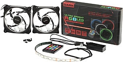 Dark  Ultra Bright Rgb Led Fan + Şerit Kit DKCKRGB01 Kasa Fanı