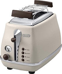 Delonghi  CTOV 2103.BG Icona Vintage Krem Ekmek Kızartma Makinesi